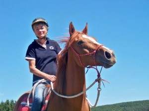 Sophie SAGOT, éleveur et entraîneur de chevaux.