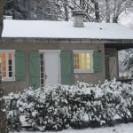 Gîte chalet de Cros en hiver